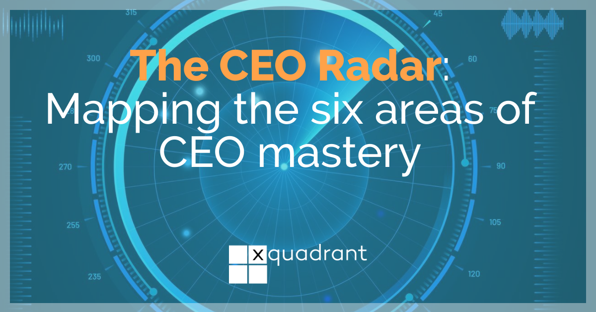 The CEO Radar: mapping the six areas of CEO mastery