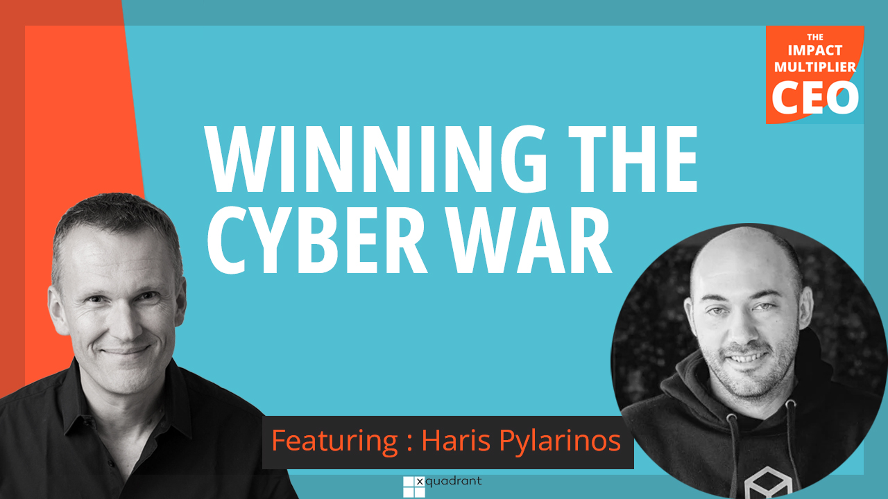 S13E03: Winning the cyber war, and building a community of 1.7 million, with Haris Pylarinos (CEO, Hack the Box)